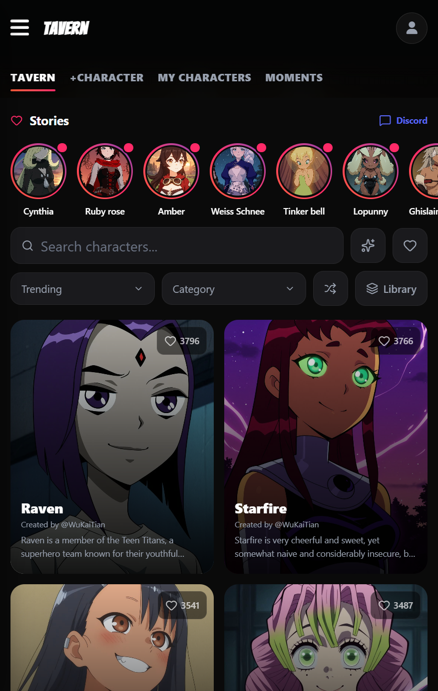 Kuro AI mobile view
